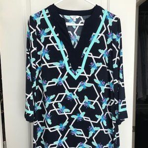 Crown & Ivy Navy Swim Cover Up